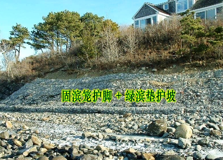 固濱籠護(hù)腳、綠濱墊護(hù)坡